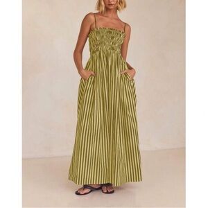 Summer Slip Dress with Pockets